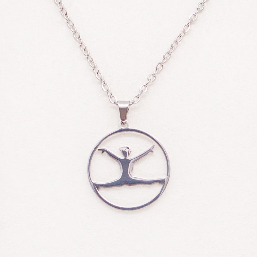 Gymnast Split Leap Necklace