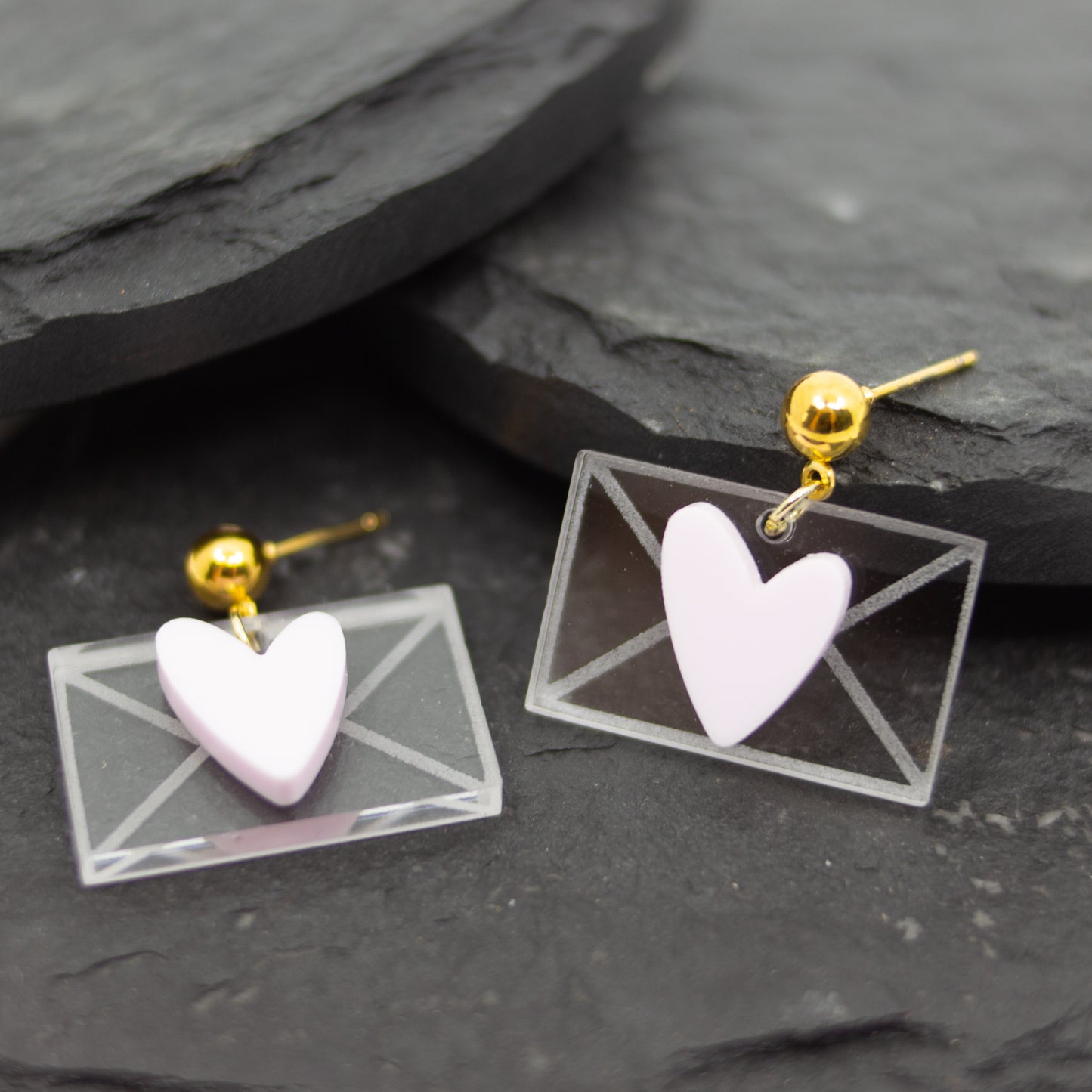 Love Letter Envelope Earrings