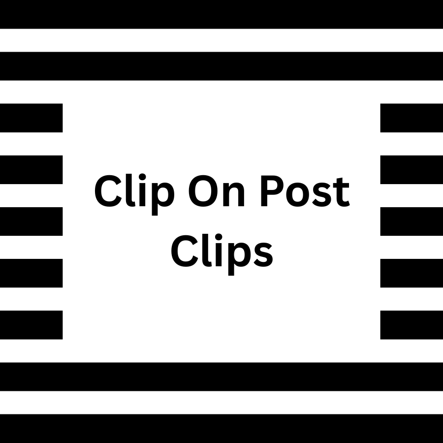 Clip On Post Clips