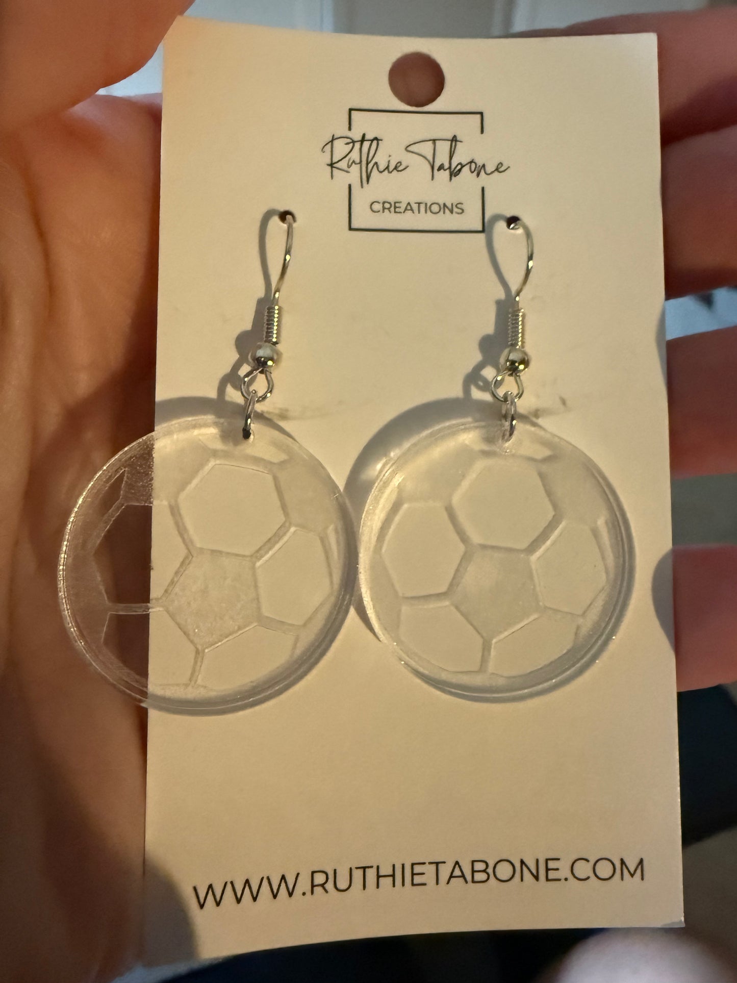 Soccer Ball Transparent Dangle