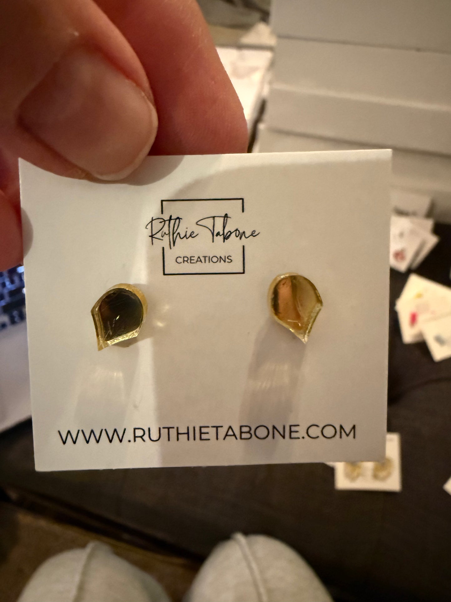 Teardrop Studs