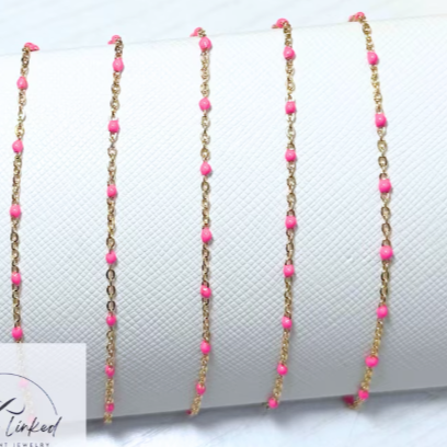Pink Chain Gold