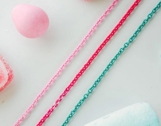 Neon Enamel Plated - Light Pink