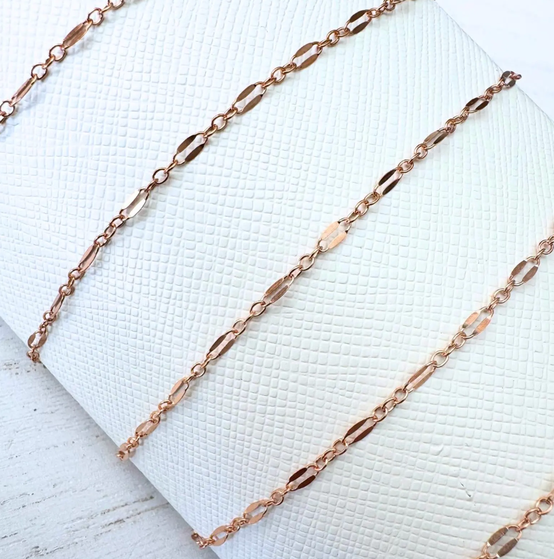 Fleur Chain Rose Gold