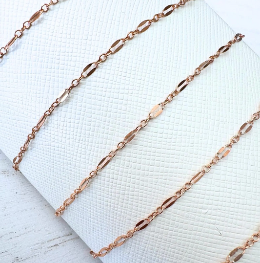 Fleur Chain Rose Gold