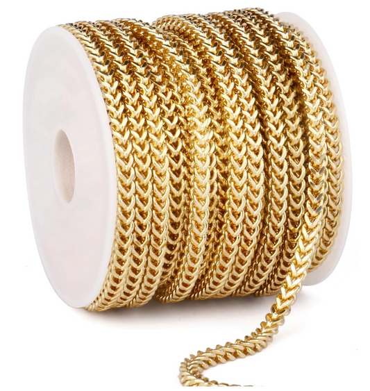 Gold Wheat Chains 2.5 mm