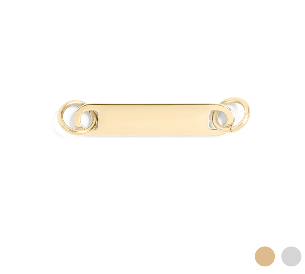 Blank Bar Connector PVD 18k