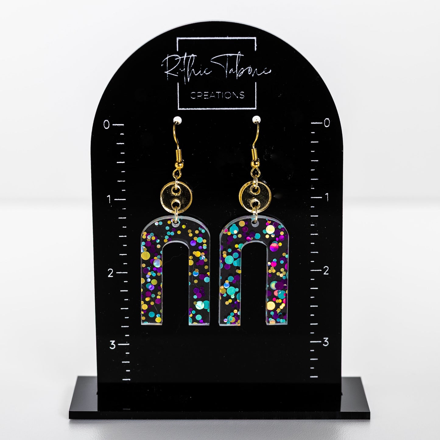 Arch Confetti Dot Mirror Circle Hook