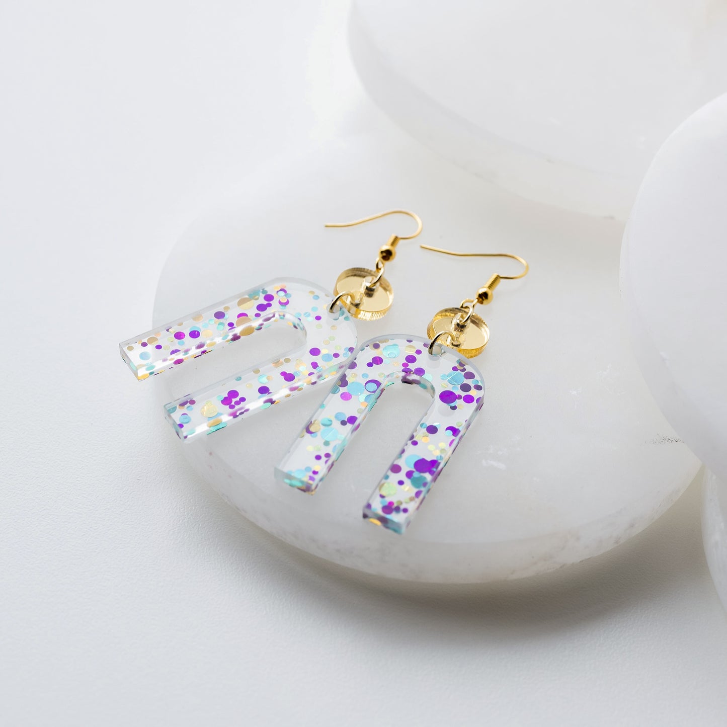 Arch Confetti Dot Mirror Circle Hook