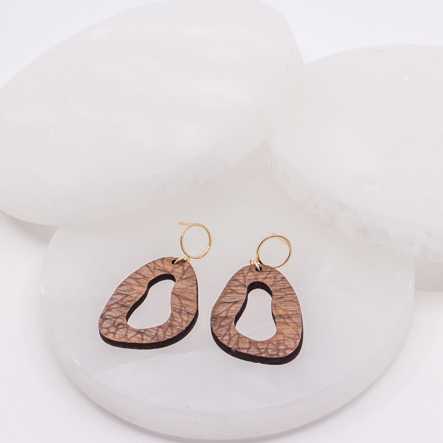Oblong Engraved Dangles