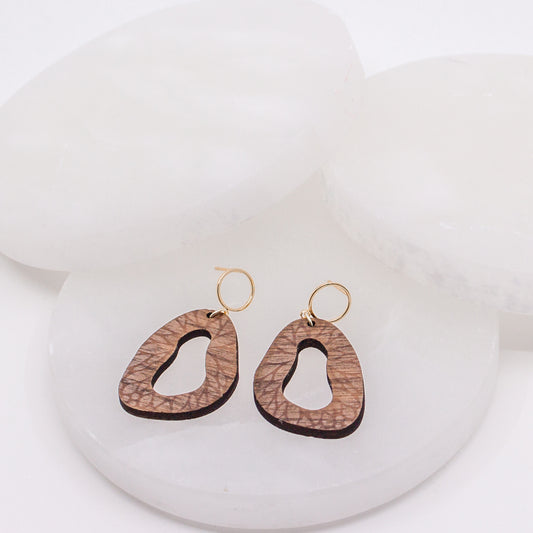 Oblong Engraved Dangles