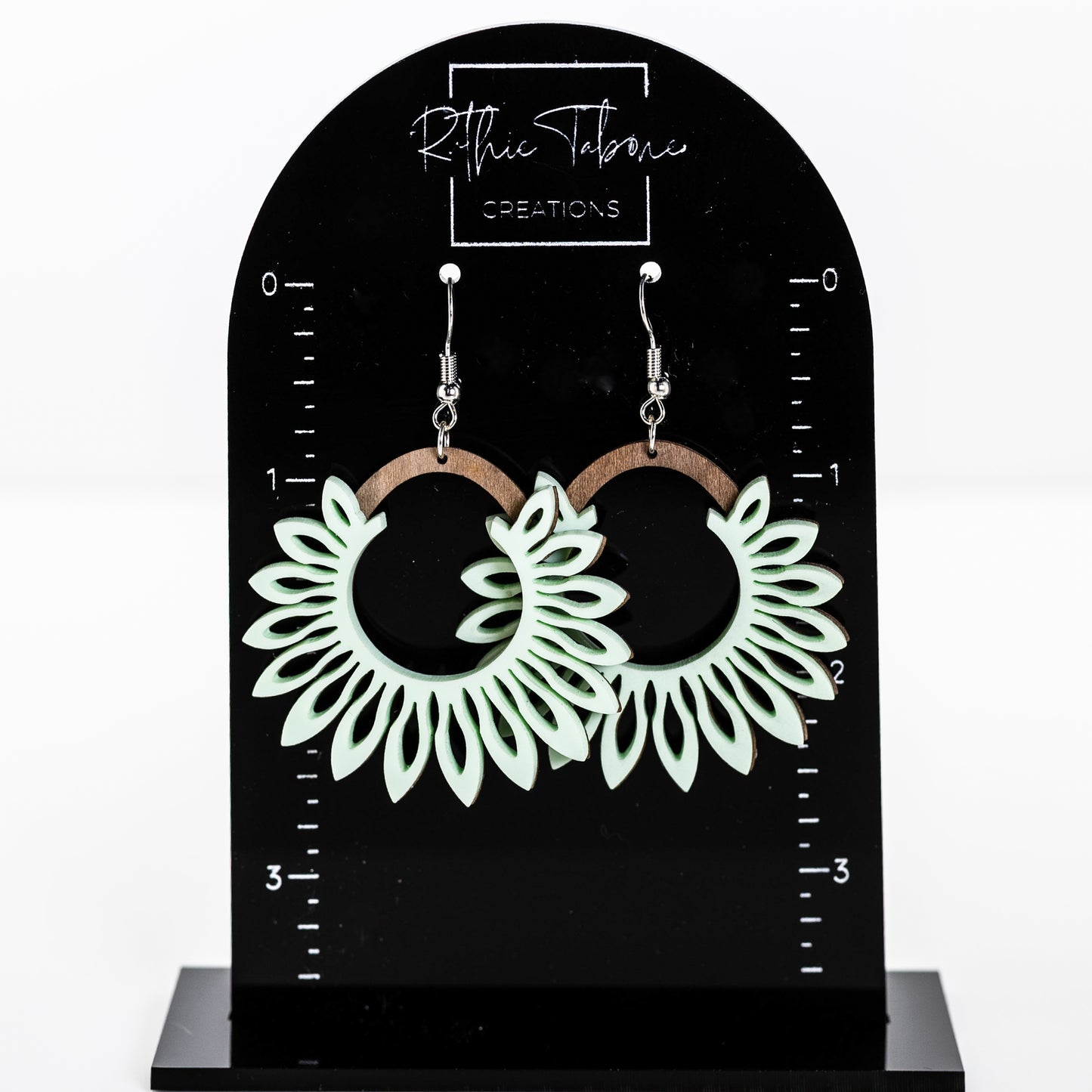 Fan Double Layer Matte Green