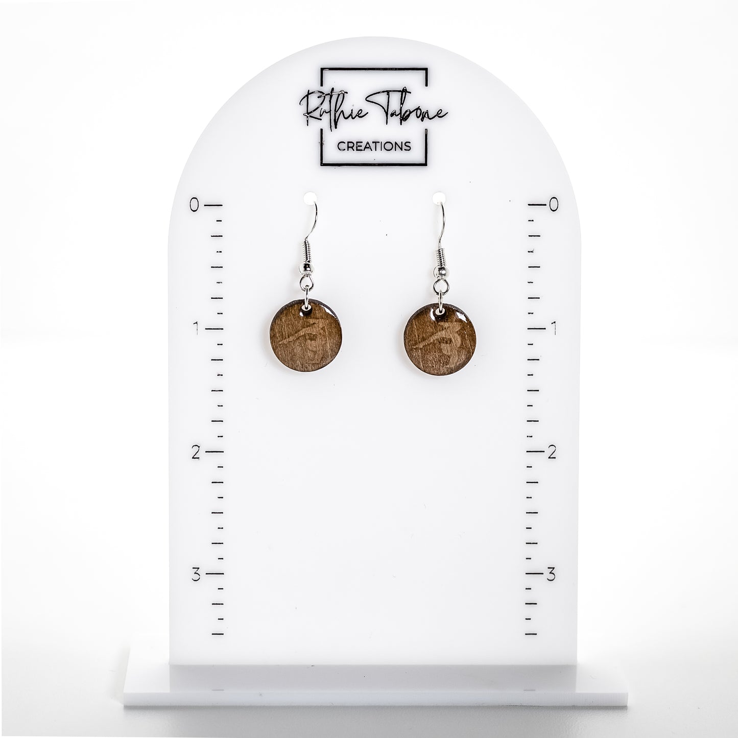 Wood Resin Gymnastics Dangles