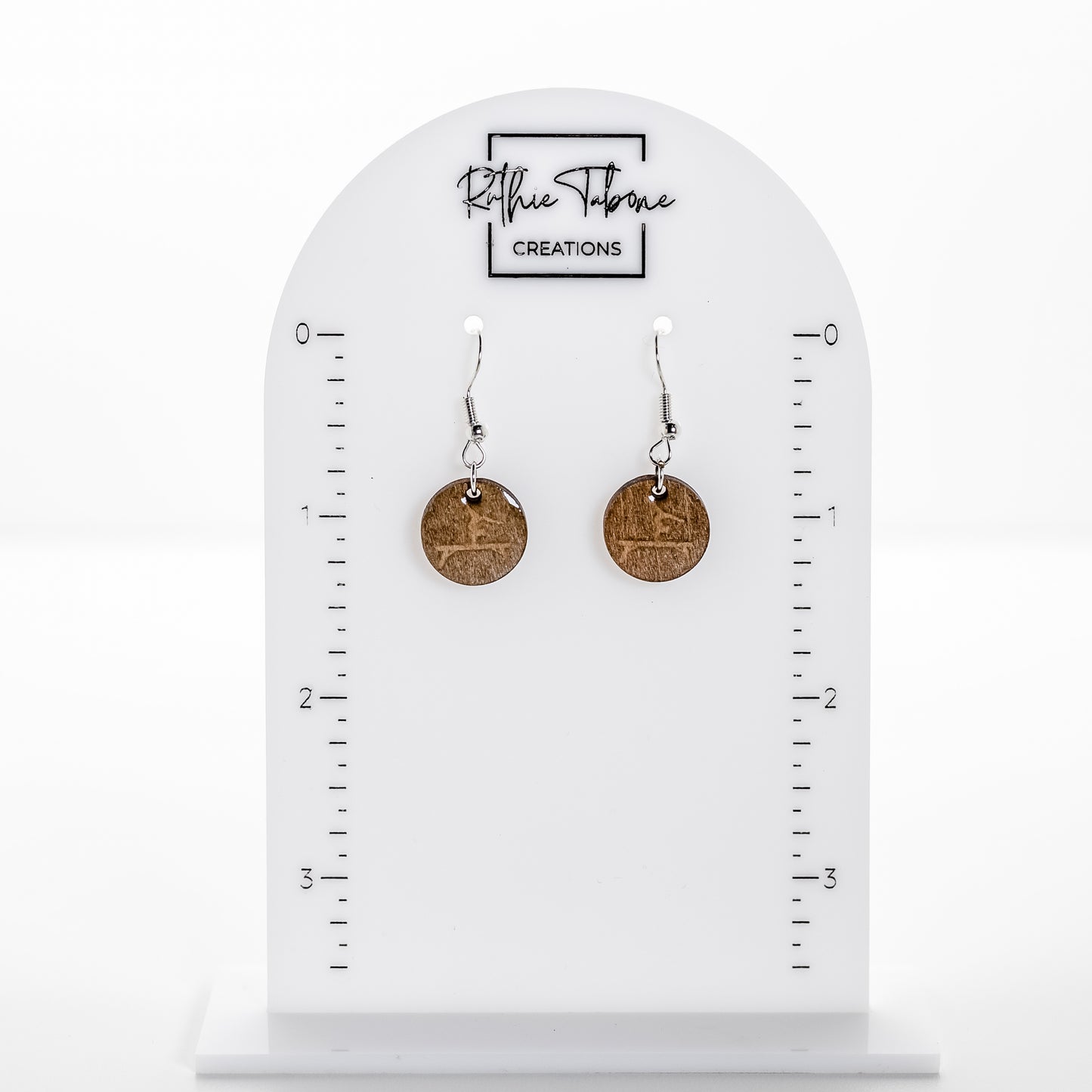 Wood Resin Gymnastics Dangles