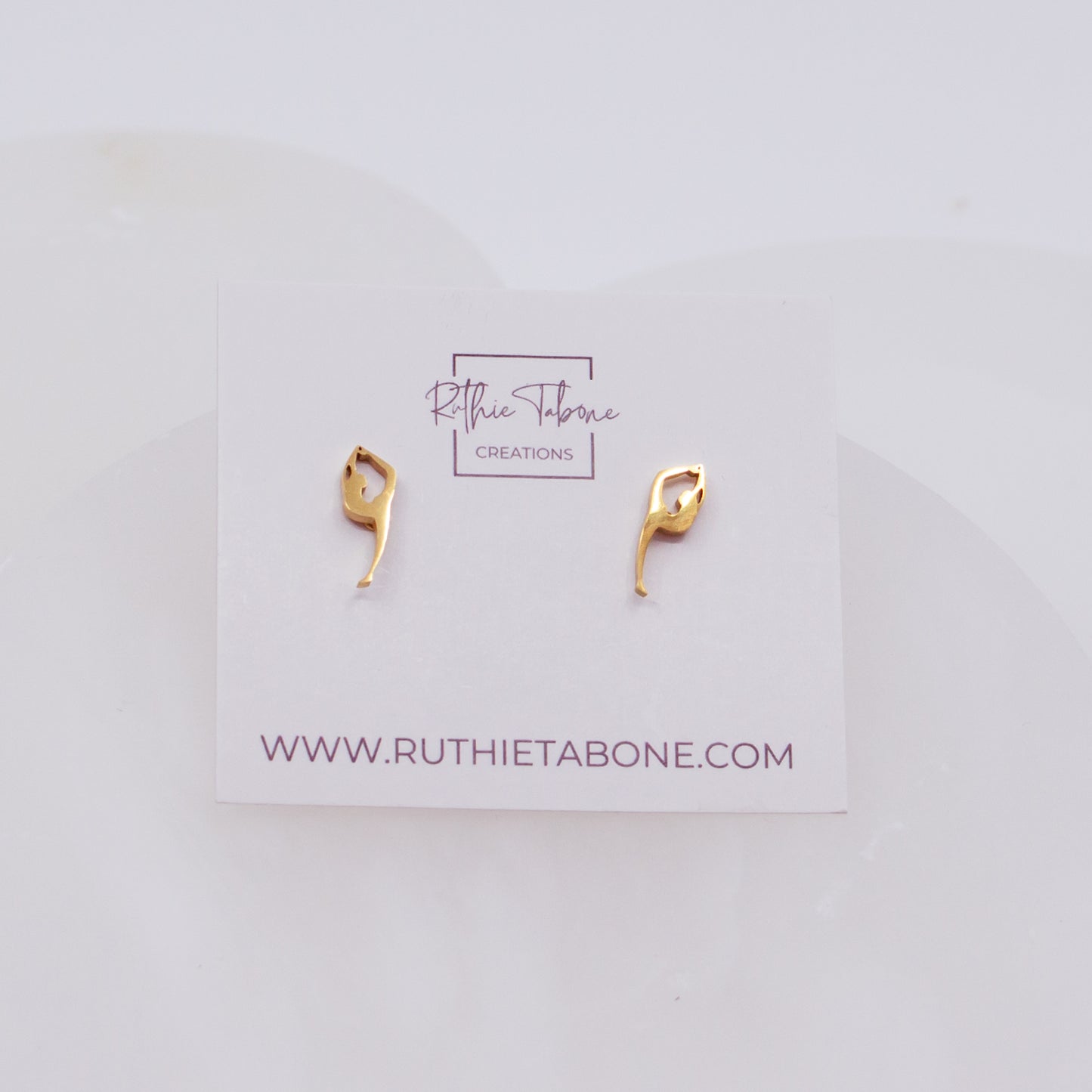 Gymnast Stud Earrings