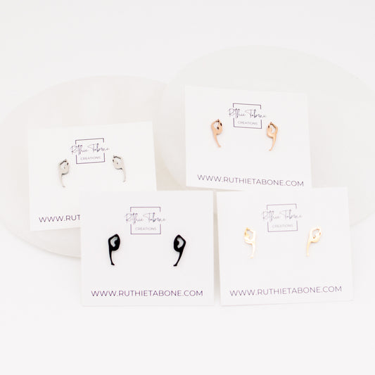 Gymnast Stud Earrings