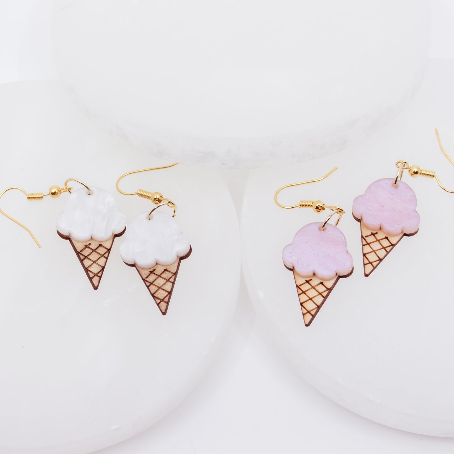 Ice Cream Cone Earrings
