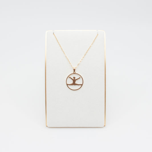 Gymnast Split Leap Necklace