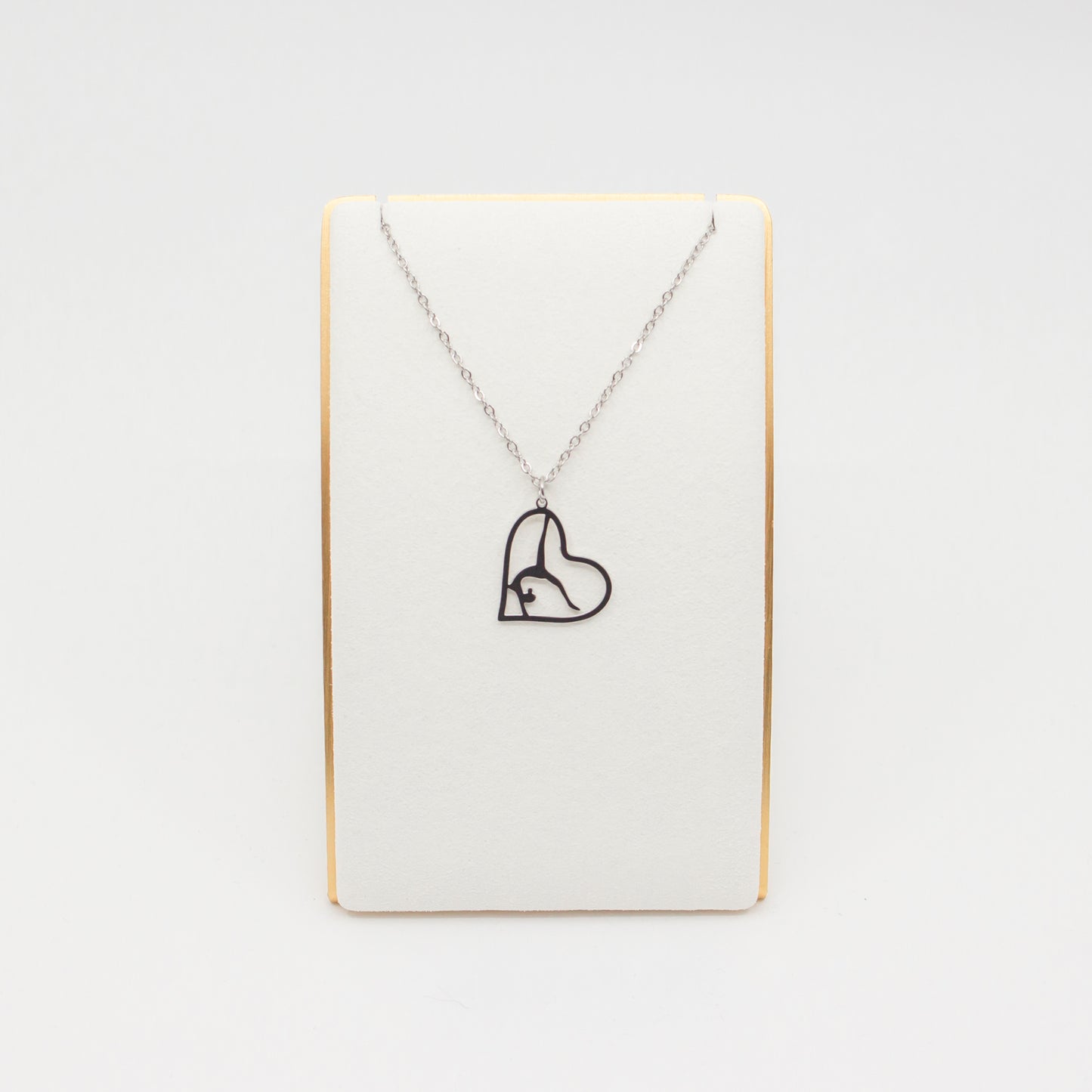 Gymnast Heart Necklace