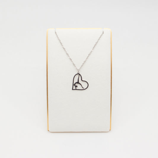 Gymnast Heart Necklace