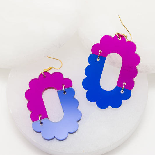 Scalloped Oval Connected