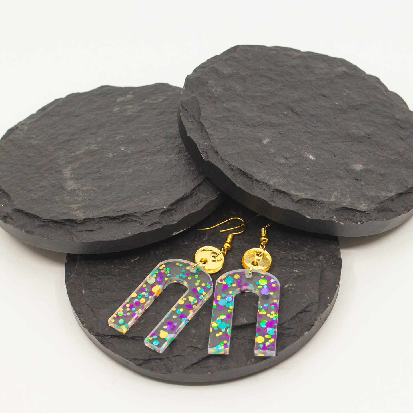 Arch Confetti Dot Mirror Circle Hook