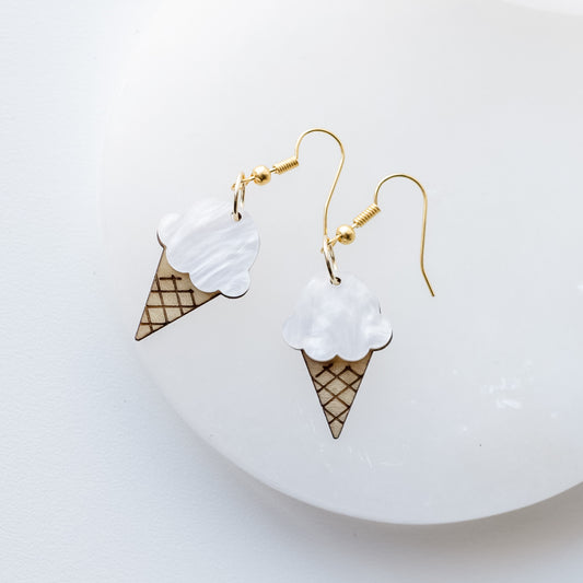 Ice Cream Cone Earrings