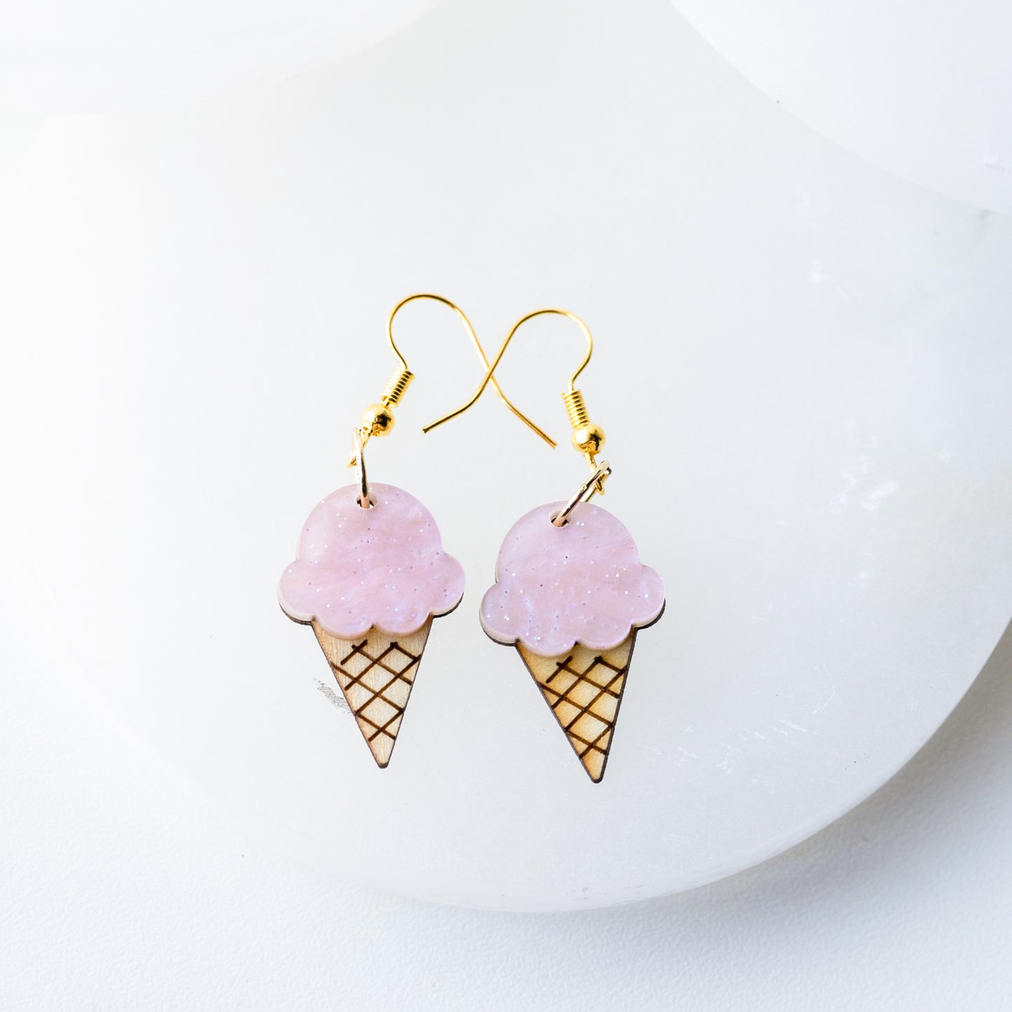 Ice Cream Cone Earrings
